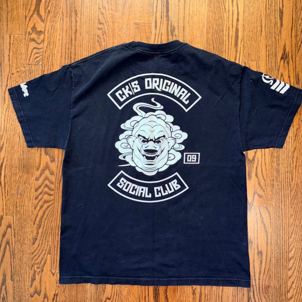 CKS Original Social Club Top Vape Chapter Graphic T-Shirt XL Black - Picture 4 of 8